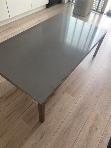 Luxe design salontafel -Silestone Camden blad & RVS frame beschikbaar voor biedingen
