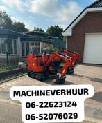 Minigraafmachines te huur, Ophalen of Verzenden