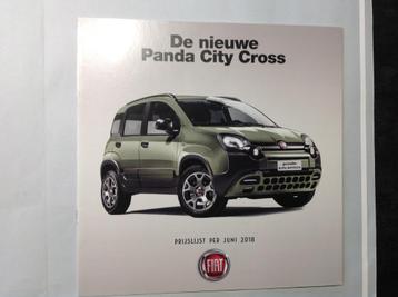 Fiat Panda City Cross prijslijst folder NED 8 blz 2018 beschikbaar voor biedingen