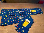 Bavaria Sjaal Blauw met Stippen, Carnaval, Overige maten, Ophalen of Verzenden, Zo goed als nieuw