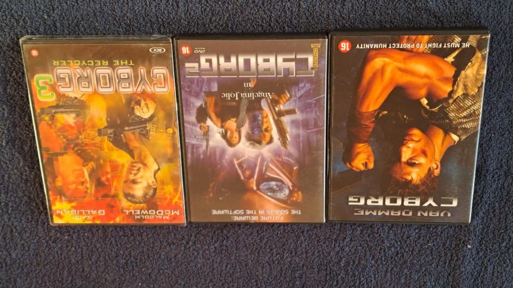 Cyborg Trilogy "Jean-Claude van Damme", Vanaf 16 jaar, Ophalen of Verzenden, Zo goed als nieuw