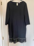 Liu jo jurk zwart met franje 3/4 mouw mt. L, Kleding | Dames, Jurken, Liu Jo, Zwart, Maat 42/44 (L), Ophalen of Verzenden
