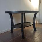 Hippe salontafel, zwart met webbing, Huis en Inrichting, Tafels | Salontafels, Ophalen, 100 tot 150 cm, 50 tot 100 cm, Zo goed als nieuw