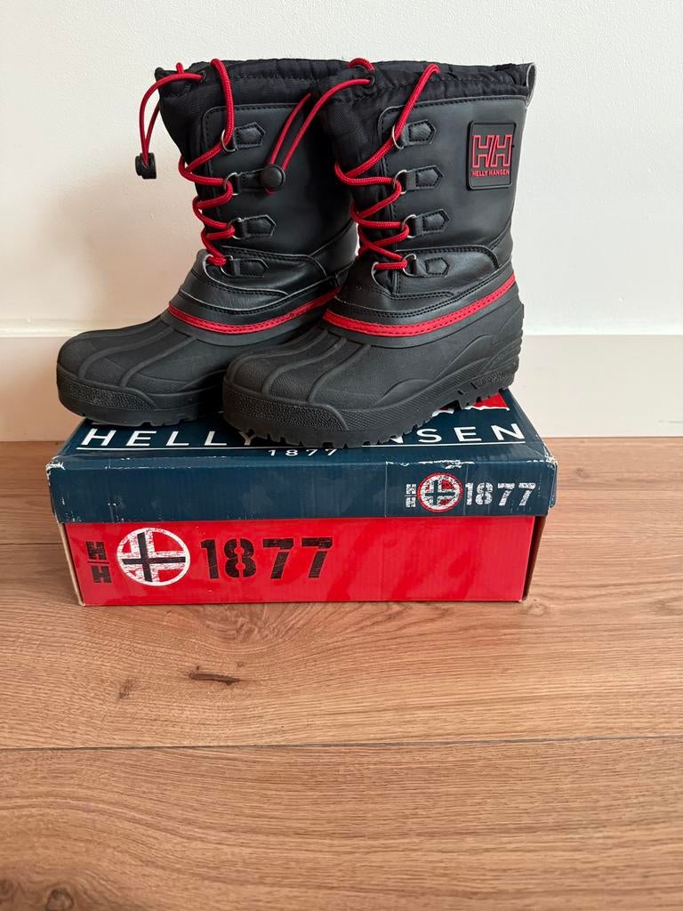 Helly Hansen snowboots maat 36 – zwart/rood – incl. doos, Ophalen, Zo goed als nieuw, Snowboots