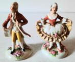2 Porseleinen beeldjes, Ophalen of Verzenden, Gebruikt, Mens