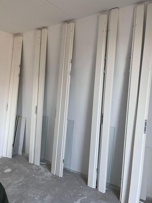 Stalenkozijnen met deuren, Doe-het-zelf en Verbouw, Deuren en Horren, Zo goed als nieuw, Binnendeur, 215 cm of meer, 80 tot 100 cm