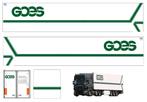 Vrachtauto decal 1:50 Goes transport De Meern ( trailer ), Verzenden, Nieuw, Bus of Vrachtwagen, Overige merken