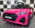 Kinderauto Audi RS6 - soft start - leren zit- met RC, Ophalen of Verzenden, Nieuw, Afstandsbediening