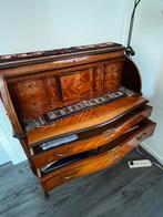 Secretaire bureau antiek Luis Quinze stijl, ingelegd hout, Ophalen