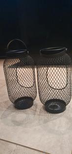 Sfeervolle lantaarns voor kaars - samen voor 5,00, Zwart, Nieuw, Ophalen of Verzenden, Metaal