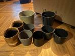 Verschillende soorten plantenbakken, Rond, Ophalen of Verzenden, Zo goed als nieuw, Minder dan 25 cm