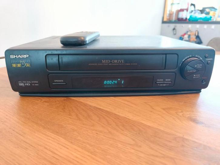 Sharp VHS Videorecorder - Vintage!, Audio, Tv en Foto, Videospelers, Gebruikt, VHS-speler of -recorder, Ophalen