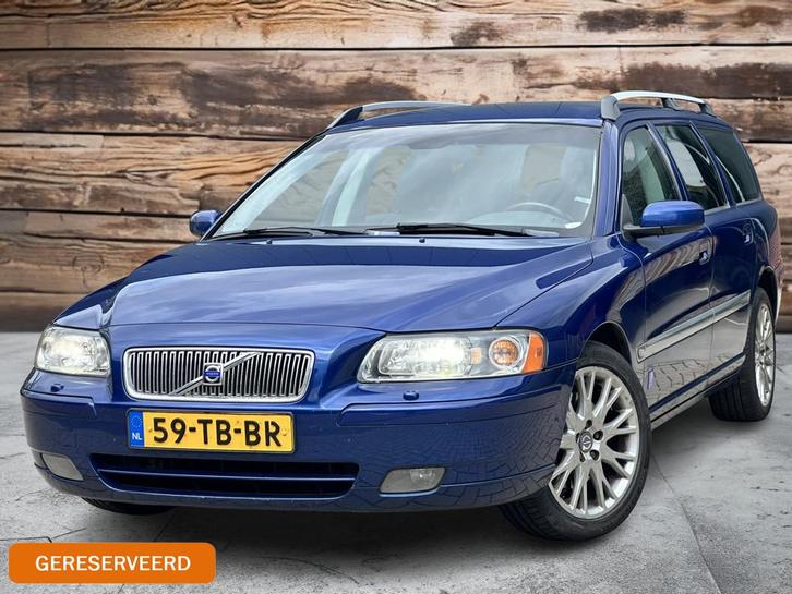 Volvo V70 2.0T 5 cilinder Edition II Sport 180PK | Ocean Rac, Auto's, Volvo, Bedrijf, Te koop, V70, ABS, Airbags, Airconditioning