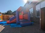 Springkussen te huur 5 bij 5,5 meter met Glijbaan, Ophalen of Verzenden, Zo goed als nieuw, Overige