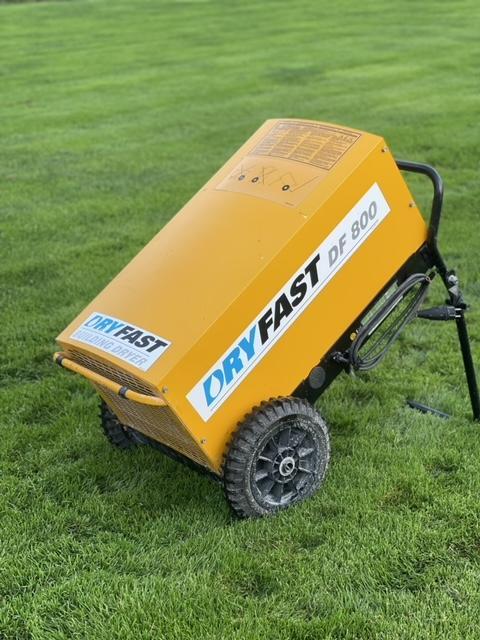 Dryfast DF800 Bouwdroger TE HUUR! €80,- per week!, Doe-het-zelf en Verbouw, Ventilatie en Afzuiging, Zo goed als nieuw, Ventilator en Afzuiger