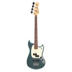 Fender Player Mustang Bass PJ Sherwood Green short scale, Muziek en Instrumenten, Ophalen of Verzenden, Zo goed als nieuw