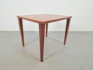 Vintage teak Bijzettafel HM Møbel Denmark 1960 Danish design beschikbaar voor biedingen