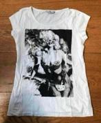 Wit t-shirt met opdruk van marilyn monroe, maat l, Kleding | Dames, Ophalen of Verzenden, Zo goed als nieuw, Wit, Korte mouw