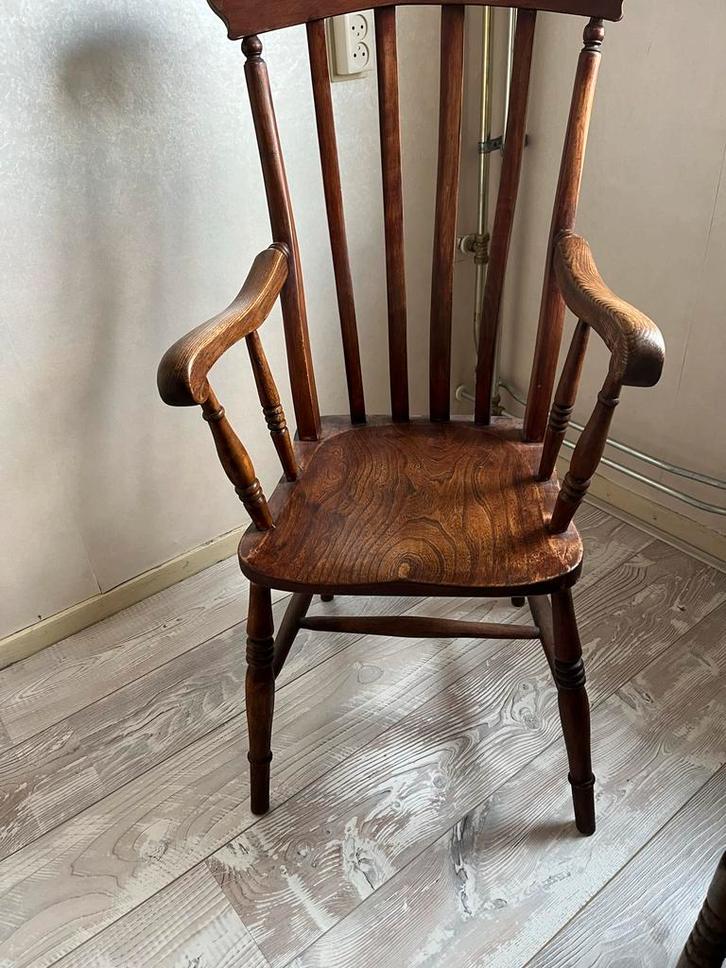 Antieke Engelse windsor stoel, Antiek en Kunst, Antiek | Meubels | Stoelen en Banken, Ophalen