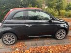 Fiat 500 1.2 C 2013 Zwart, Auto's, Fiat, Voorwielaandrijving, 4 cilinders, Cabriolet, Leder en Stof