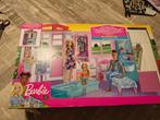Barbie Huis met Meubels en Poppen, Ophalen of Verzenden, Gebruikt, Barbie