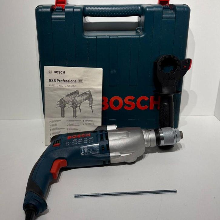 Bosch Prof GSB 21-2 RCT Klopboormachine 1300W Nieuw inKoffer, Doe-het-zelf en Verbouw, Gereedschap | Boormachines, Nieuw, Boormachine