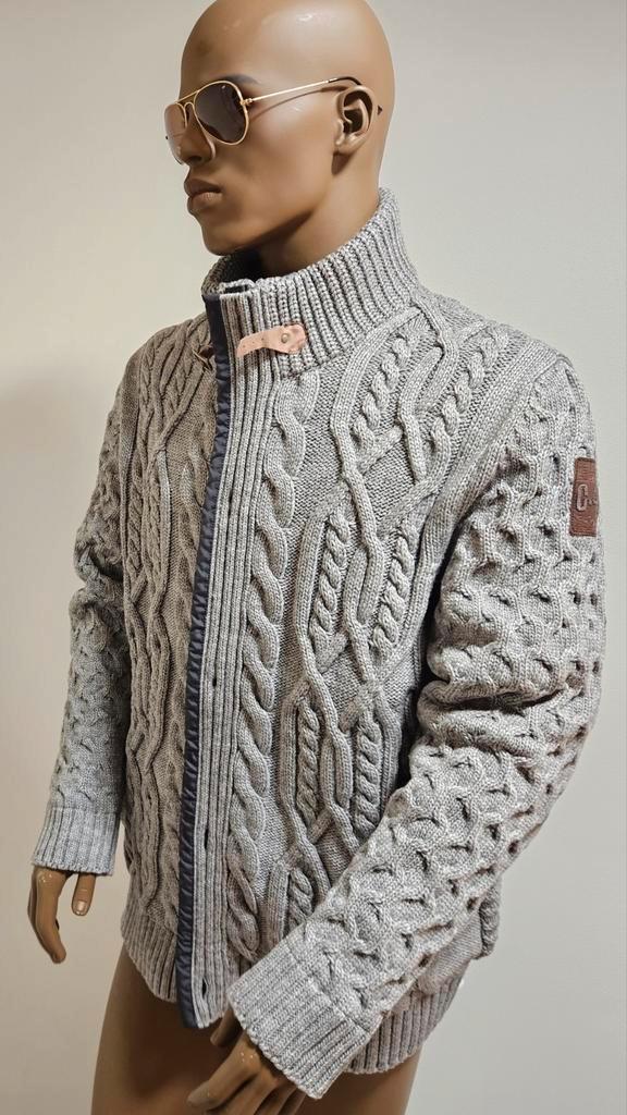 PME Legend warm gevoerd en gebreid deels wollen vest (XXXL), Kleding | Heren, Truien en Vesten, Zo goed als nieuw, Overige maten