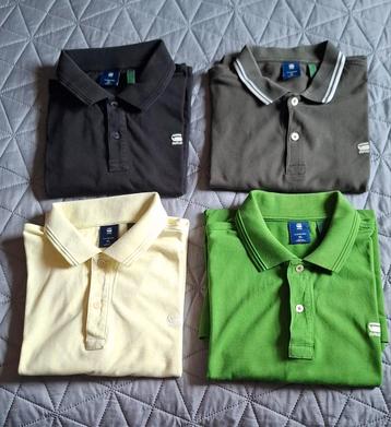 4 G-Star Raw polo shirts in maat XL. beschikbaar voor biedingen