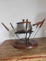 Vintage fondue set/ stel  6;pers compleet met brander., Witgoed en Apparatuur, Fonduesets, Ophalen of Verzenden, Gebruikt, Brander