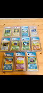 11 Pokemon Cards CGC Psa 1st edition Fossil Base Set Jungle, Verzenden, Zo goed als nieuw