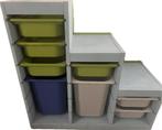 Ikea trofast inlusief bakken, Huis en Inrichting, Ophalen, Minder dan 50 cm, 5 laden of meer, Zo goed als nieuw