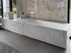 Marmeren design badmeubel; wastafel met ligbad, Ophalen, 75 cm of meer, Zo goed als nieuw, 200 cm of meer