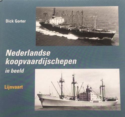 Foto Boek : Nld. Koopvaardijschepen - LIJNVAART - Gorter, Boeken, Vervoer en Transport, Zo goed als nieuw, Boot, Ophalen of Verzenden