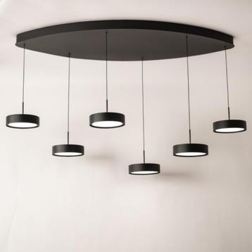 led ovale hanglamp zwart of beige tafel eettafel lamp 120cm beschikbaar voor biedingen