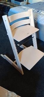 Stokke Tripp Trapp Stoel - White Wash, Ophalen, Gebruikt, Meegroeistoel, Gordel(s)