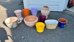 Diverse Bloempotten en Vaas, Ophalen, Overige materialen, Gebruikt, Minder dan 30 cm