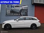 Mercedes C-klasse 180 9G-Tronic. 94000km NAP. 18inch AMG Led, Auto's, Automaat, Leder en Stof, Wit, C-Klasse