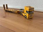 Tekno Krommenhoek Scania R mer 4-assige Goldhofer dieplader., Ophalen of Verzenden, Zo goed als nieuw, Bus of Vrachtwagen, Tekno