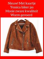 Nieuw! Gevoerde suedine jas mt L, Ophalen of Verzenden, Nieuw, Maat 42/44 (L), Bruin
