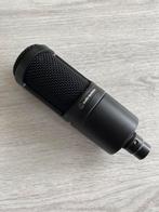 Audio-Technica AT2020 Condensator Microfoon, Muziek en Instrumenten, Microfoons, Ophalen of Verzenden, Zo goed als nieuw, Studiomicrofoon