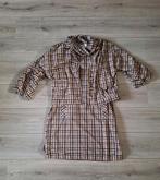 Jane Lushka travelstof jurk met jasje maat XL (42), Kleding | Dames, Bruin, Maat 42/44 (L), Ophalen of Verzenden, Zo goed als nieuw