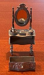 Zilveren Miniatuur Kaptafel met Spiegel, Ophalen of Verzenden, Zilver