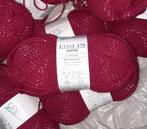 8x Online Linie 175 Saphir rood/zilver acryl - á 50gr, Ophalen, Nieuw, Breien of Haken, Wol of Garen