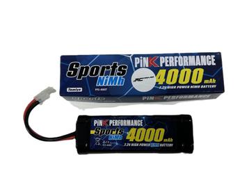 Pink Performance Sports NiMh 7.2V-4000Mah (Tamiya) PP2-4000T beschikbaar voor biedingen