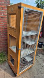 Knaagdier kooi/kast voor chinchillas gebruikt, Dieren en Toebehoren, Ophalen, Kooi, Zo goed als nieuw, 90 cm of meer