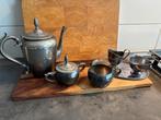 Verzilverd Theeservies, Antiek en Kunst, Antiek | Goud en Zilver, Ophalen of Verzenden, Zilver