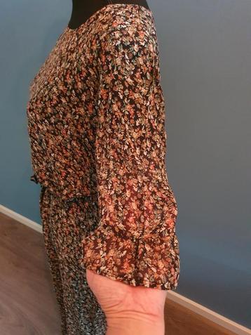 Nieuwe lange Geisha jurk met bloemen en bladerenprint maat S beschikbaar voor biedingen