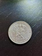 Zilveren 1 gulden 1866, 1 gulden, Koning Willem III, Zilver, Ophalen of Verzenden