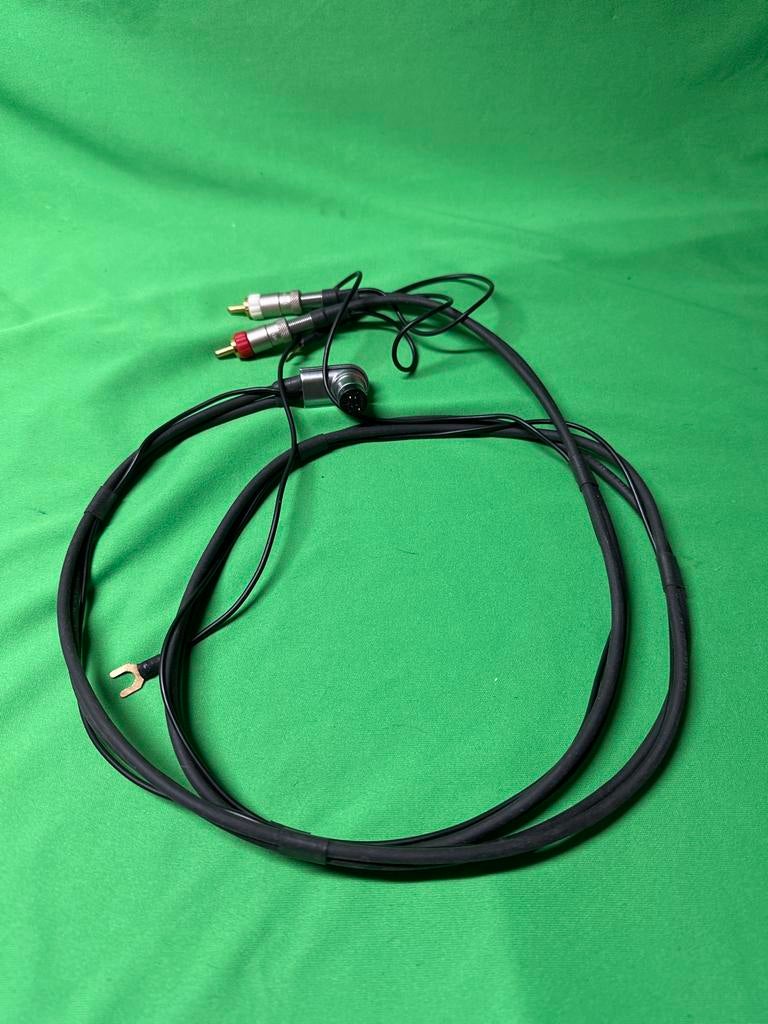 VAN DEN HUL D-501 SILVER HYBRID TAC90/RCA 1,2 M., Audio, Tv en Foto, Platenspelers, Zo goed als nieuw, Platenspeler-onderdeel