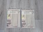 2x Beige Gordijnen (140x260cm), 100 tot 150 cm, 200 cm of meer, Beige, Nieuw